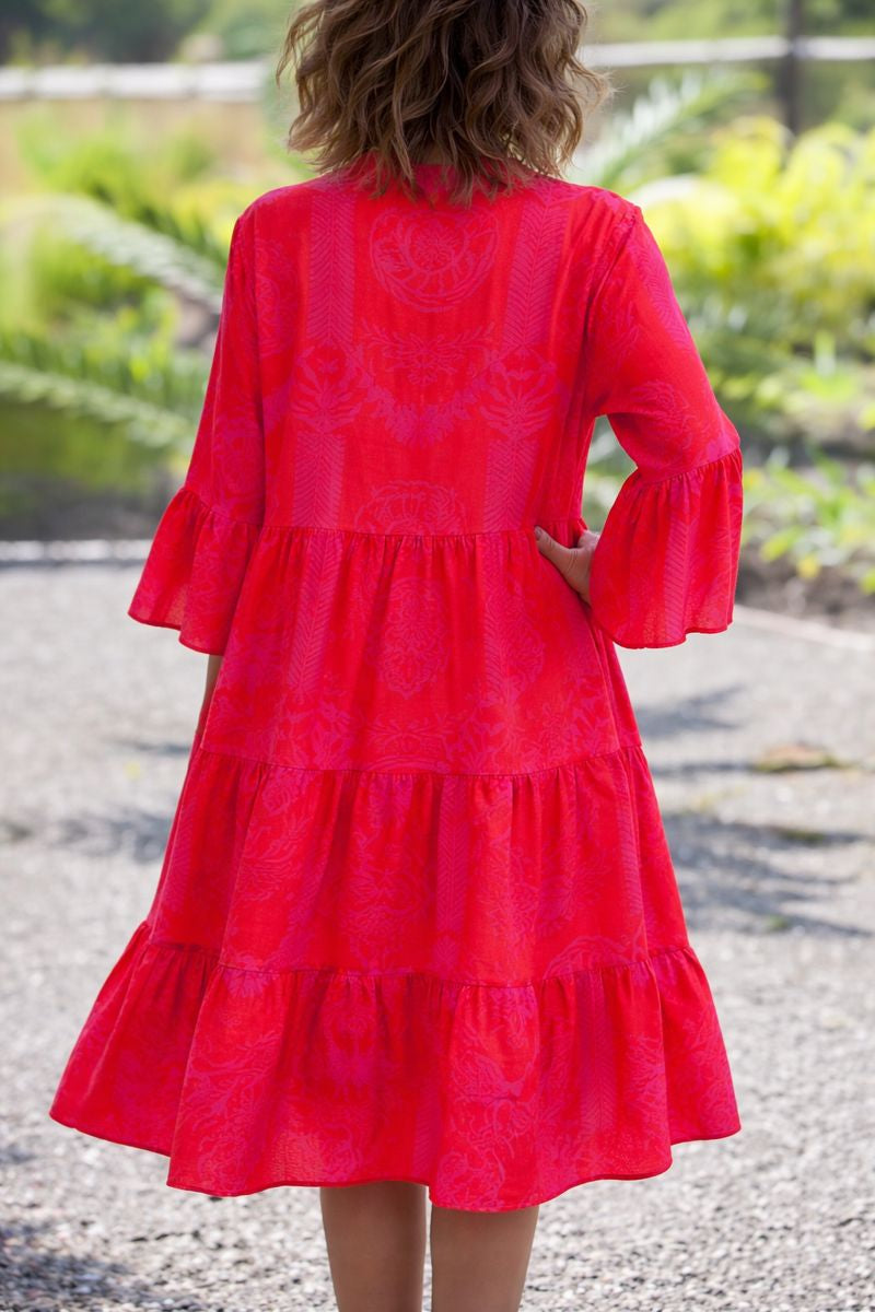 Daisy | Abito Midi Boho Donna a Vestibilità Larga