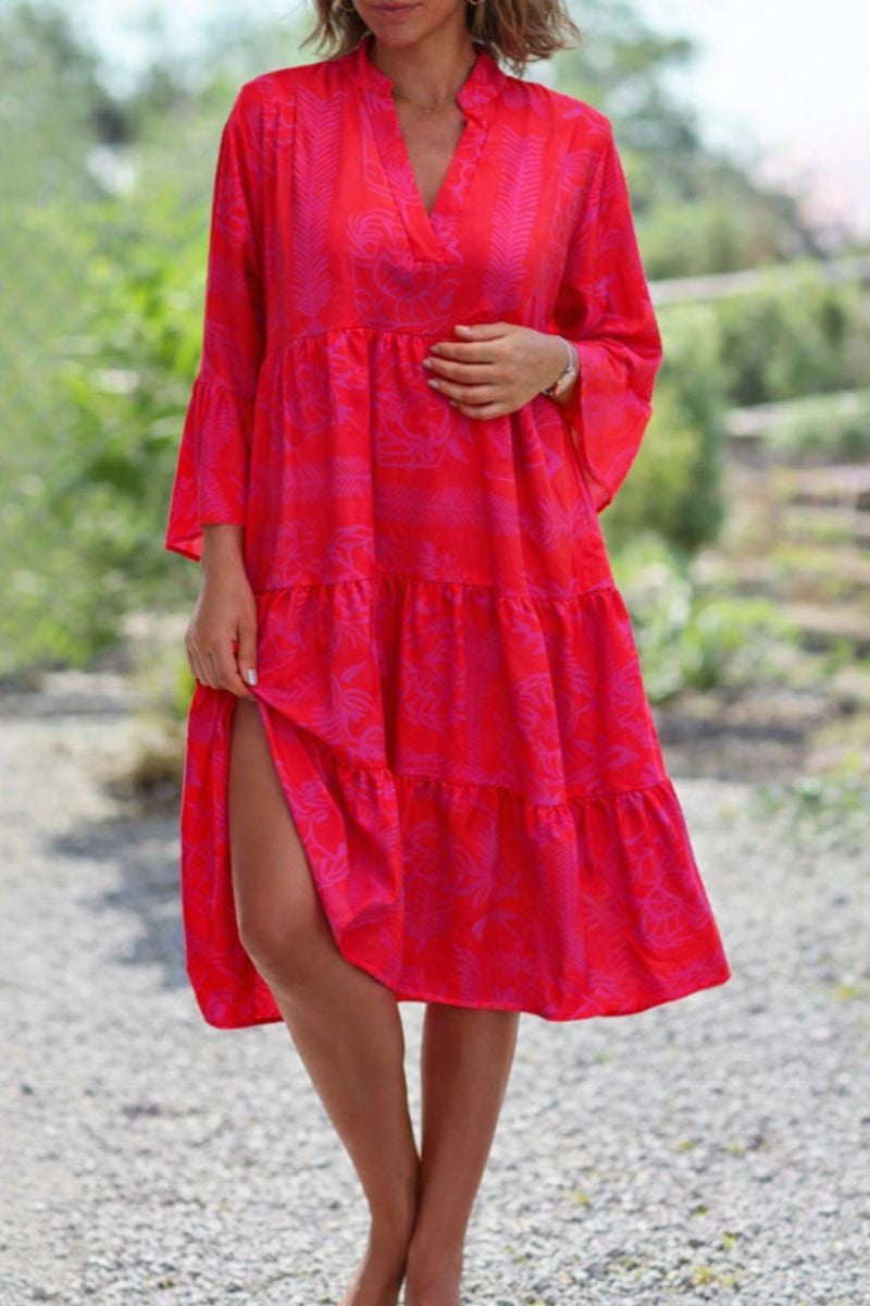 Daisy | Abito Midi Boho Donna a Vestibilità Larga