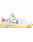 Nike Dunk Low Bianche e Gialle x Off-White Lot 1 Scarpe Uomo Donna