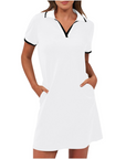 Vestito Polo Donna – Taglio Casual Sport-Chic con Tasche