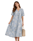 Sierra Vestito Donna Cotone – Taglio Fluido Elegante & Tessuto Leggero Traspirante