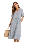 Sierra Vestito Donna Cotone – Taglio Fluido Elegante & Tessuto Leggero Traspirante