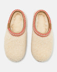 UGG Tasman Maxi Curly Natural ciabatte chiuse donna in pelle scamosciata e montone naturale, dettaglio interno