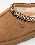 UGG Tasman II Chestnut ciabatte chiuse uomo e donna in pelle scamosciata e montone marrone chestnut, dettaglio interno