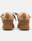 UGG Lowmel Chestnut sneakers bambino in pelle scamosciata marrone chestnut, dettaglio suola