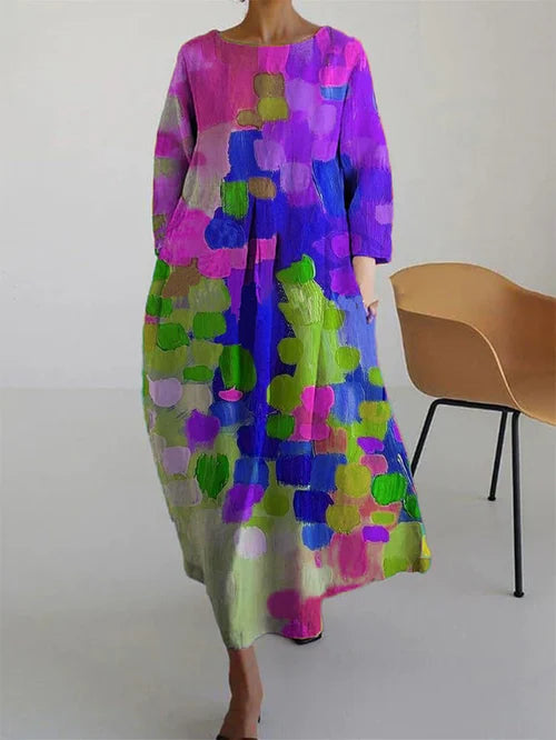 Fiona | Abito lungo floreale da donna per l'estate