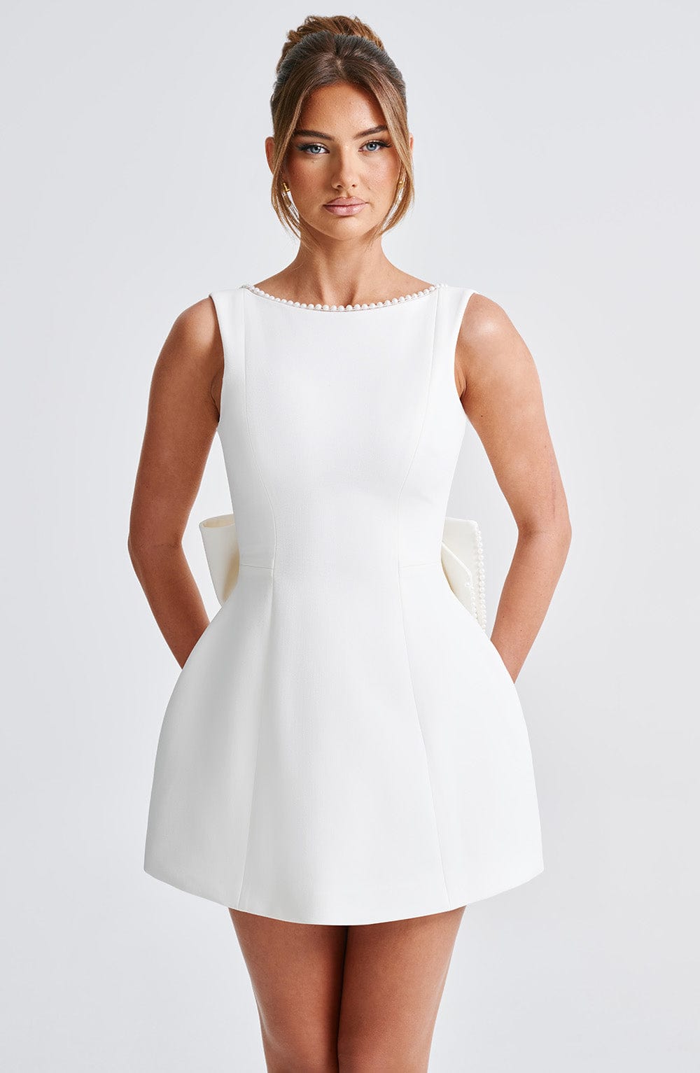 Freya | Abito Mini a Linea A da Donna per Invitati a Matrimoni
