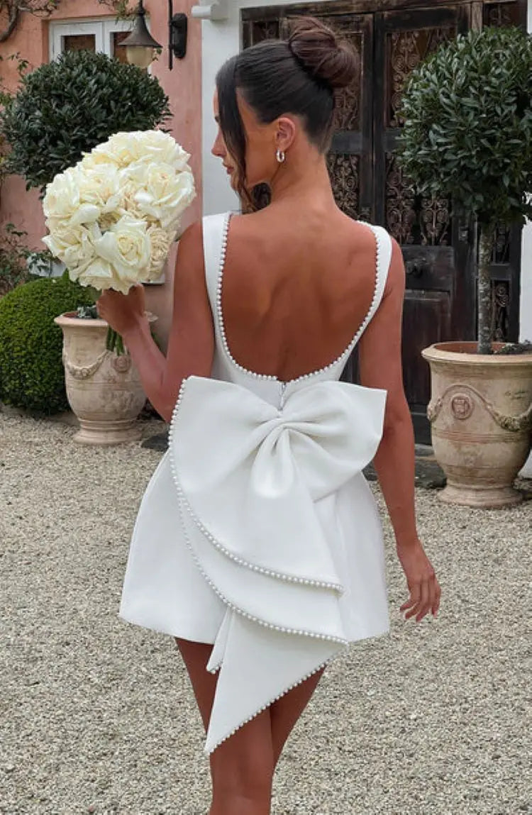 Freya | Abito Mini a Linea A da Donna per Invitati a Matrimoni