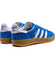 Sneakers Adidas Gazelle Indoor Blu Royal e Bianche in Suede