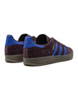 Sneakers Adidas Gazelle Indoor Viola Ombra e Blu Lucido in Suede