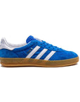 Sneakers Adidas Gazelle Indoor Blu Royal e Bianche in Suede