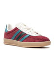 Sneakers Adidas Gazelle Bordeaux Collegiate con Dettagli Turchese