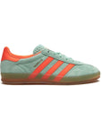 Sneakers Adidas Gazelle Indoor Verde Menta con Dettagli Rosso Solar