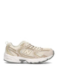 New Balance 530 sneakers ragazzi in beige linen - vista laterale