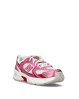 New Balance 530 sneakers ragazzi in rosa rosso - vista dettaglio