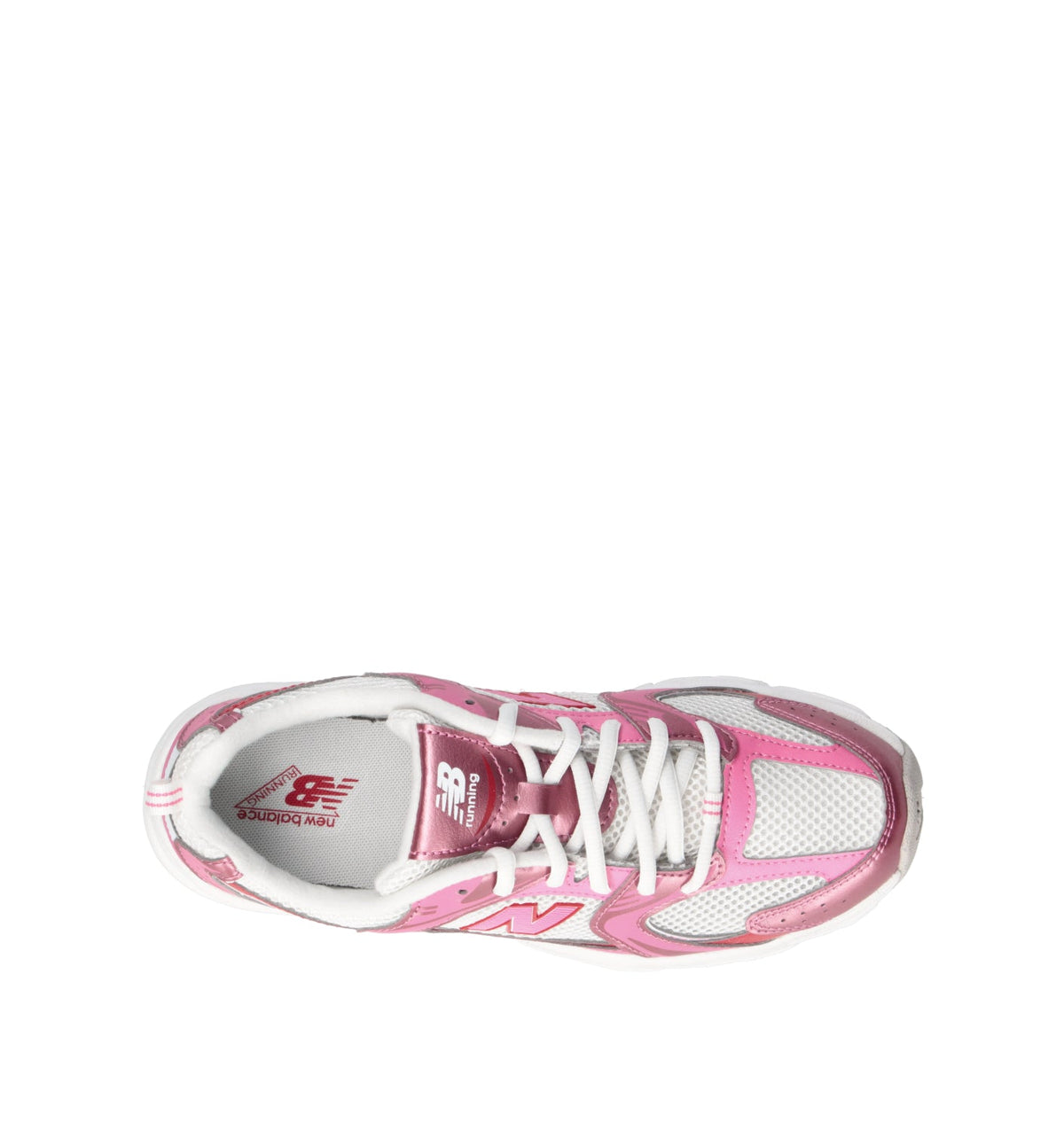 New Balance 530 sneakers ragazzi in rosa rosso - vista dettaglio