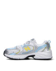 New Balance 530 sneakers ragazzi in argento metallizzato blu - vista dettaglio