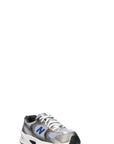 New Balance 530 sneakers ragazzi in argento metallizzato blu - vista dettaglio