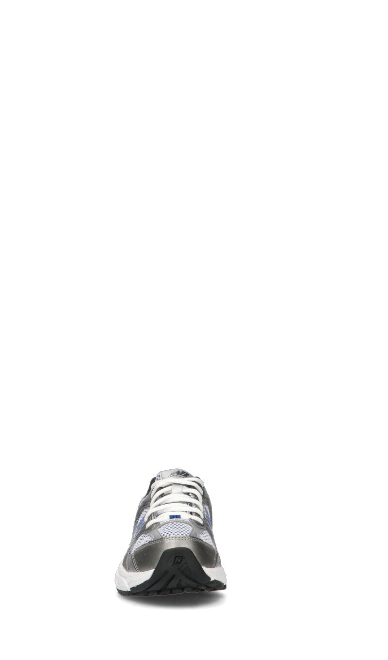 New Balance 530 sneakers ragazzi in argento metallizzato blu - vista dettaglio