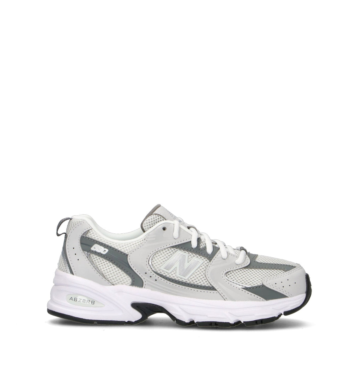 New Balance 530 sneakers ragazzi in grigio grey matter - vista laterale