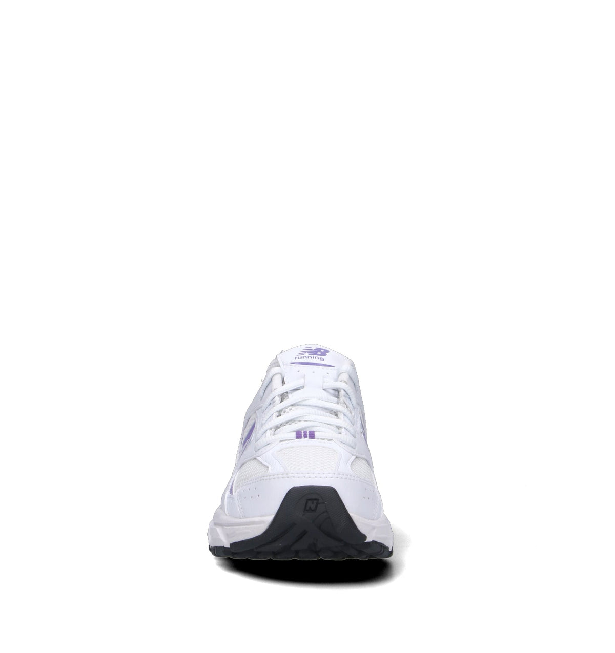 New Balance 530 sneakers ragazzi in bianco viola - vista dettaglio