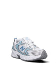 New Balance 530 sneakers ragazzi in bianco azzurro sea salt - vista dettaglio