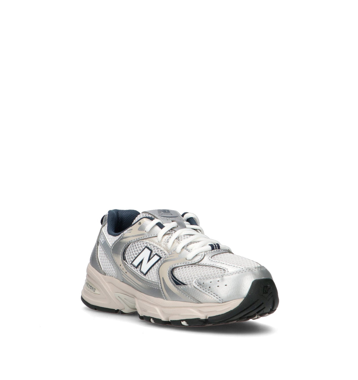 New Balance 530 sneakers ragazzi in argento summer fog - vista dettaglio