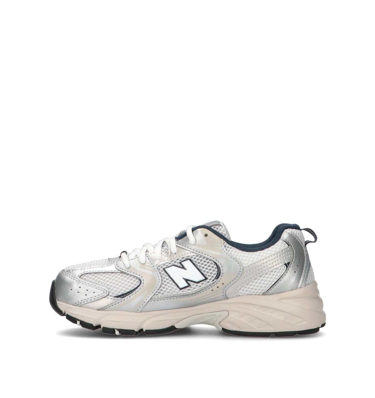 New Balance 530 sneakers ragazzi in argento summer fog - vista dettaglio