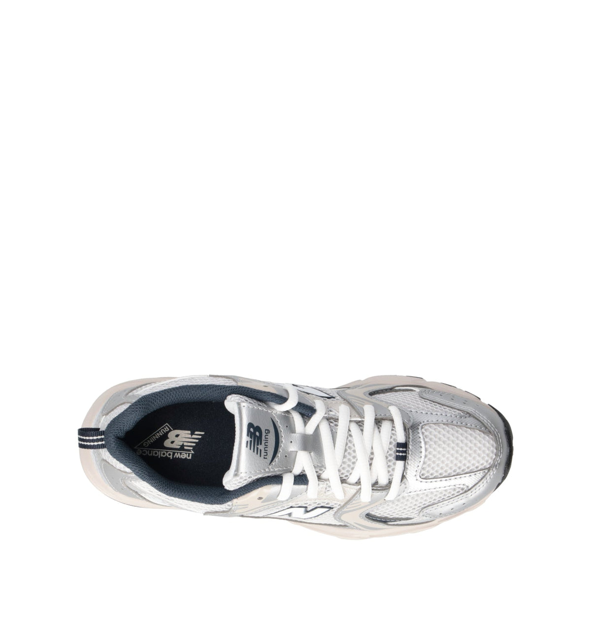 New Balance 530 sneakers ragazzi in argento summer fog - vista dettaglio