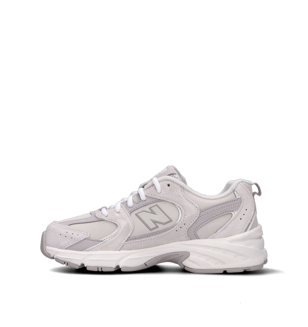 New Balance 530 sneakers ragazzi in bianco moonbeam - vista dettaglio