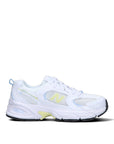New Balance 530 sneakers ragazzi in bianco - vista laterale