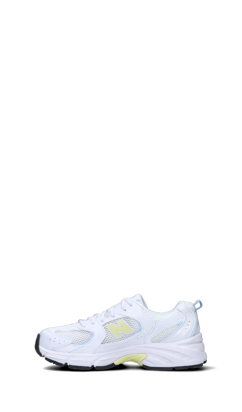 New Balance 530 sneakers ragazzi in bianco - vista dettaglio