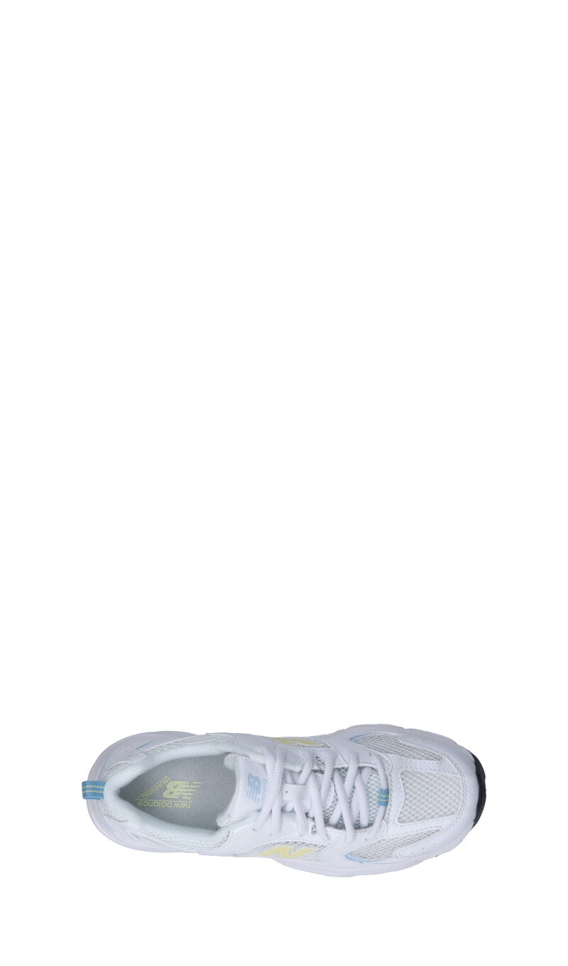 New Balance 530 sneakers ragazzi in bianco - vista dettaglio