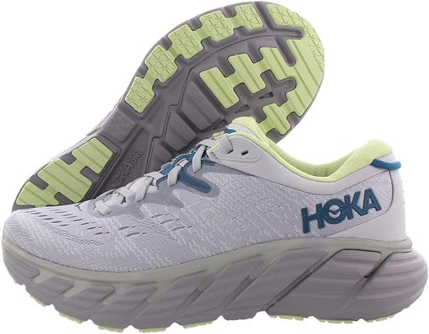 Hoka Gaviota 4 Scarpe Running Stabili Grigio Perla Lilla Uomo - 1