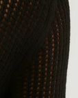 Abito lungo donna in maglia, maniche lunghe — vista 4