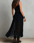 Grace | Abito lungo boho senza maniche da donna con scollo a V