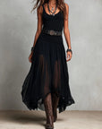 Grace | Abito lungo boho senza maniche da donna con scollo a V