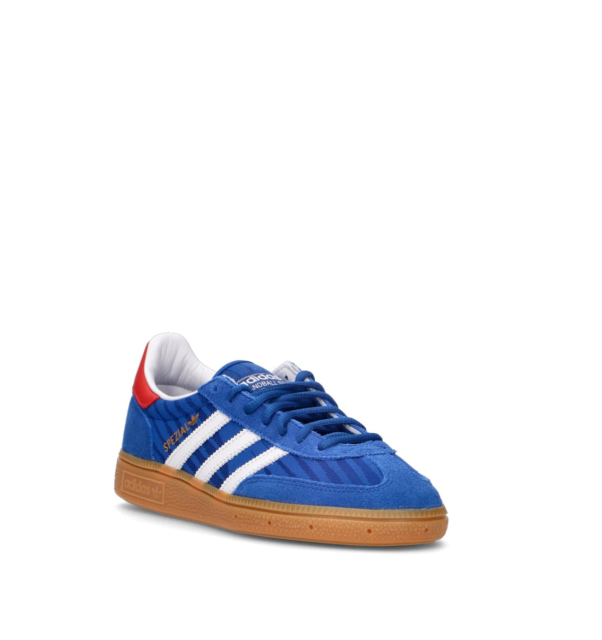 Adidas Spezial Blu Power sneakers basse uomo e donna in blu e rosso - vista frontale