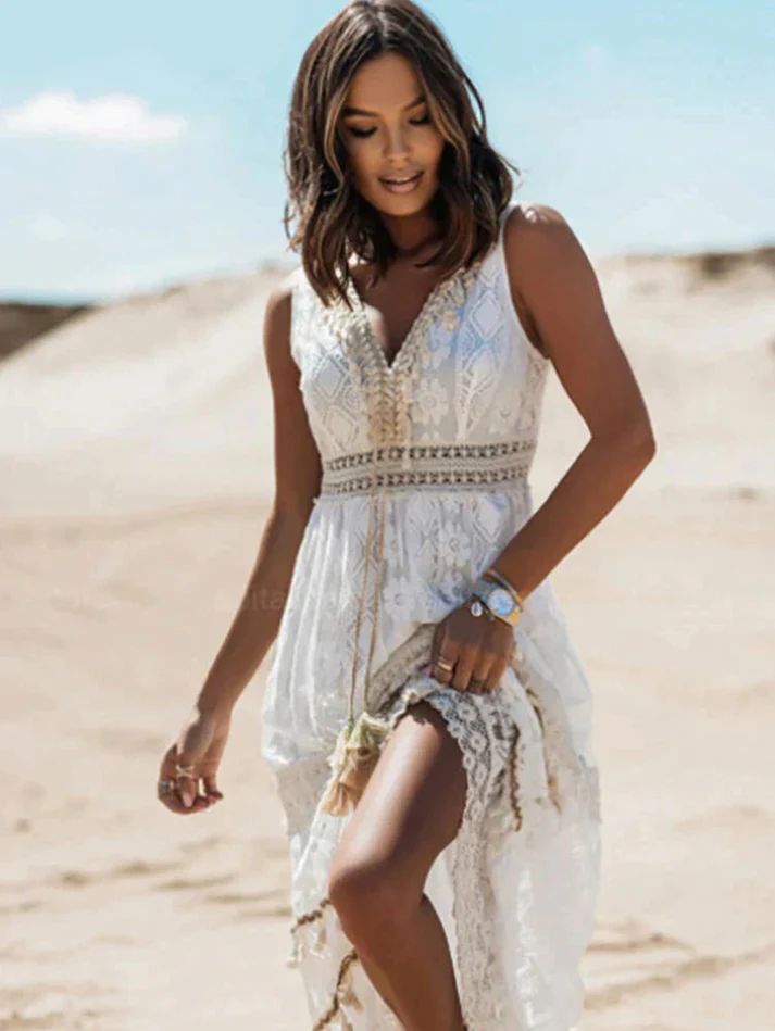 Hailey | Abito lungo estivo bohemien da donna