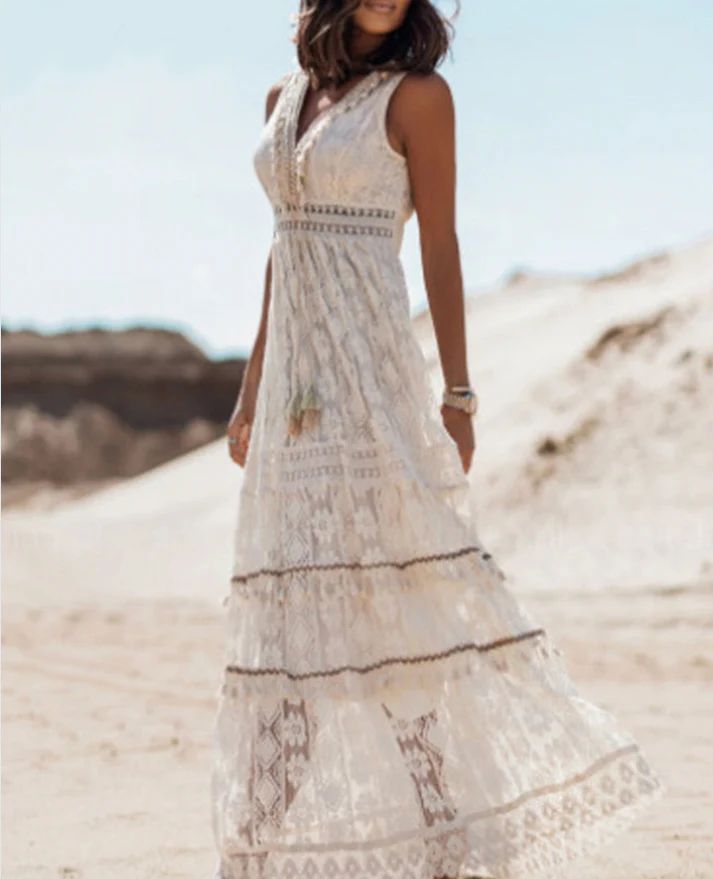Hailey | Abito lungo estivo bohemien da donna