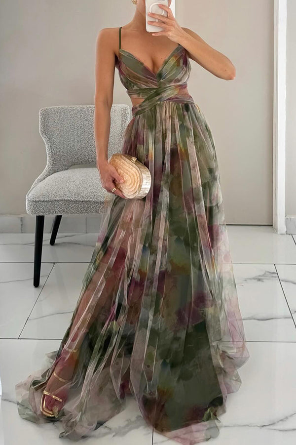 Hazel | Abito lungo elegante plissettato da donna