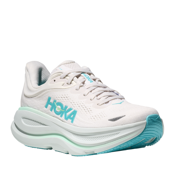 Hoka Bondi 9 Scarpe Running Bianco Blu Donna - 1