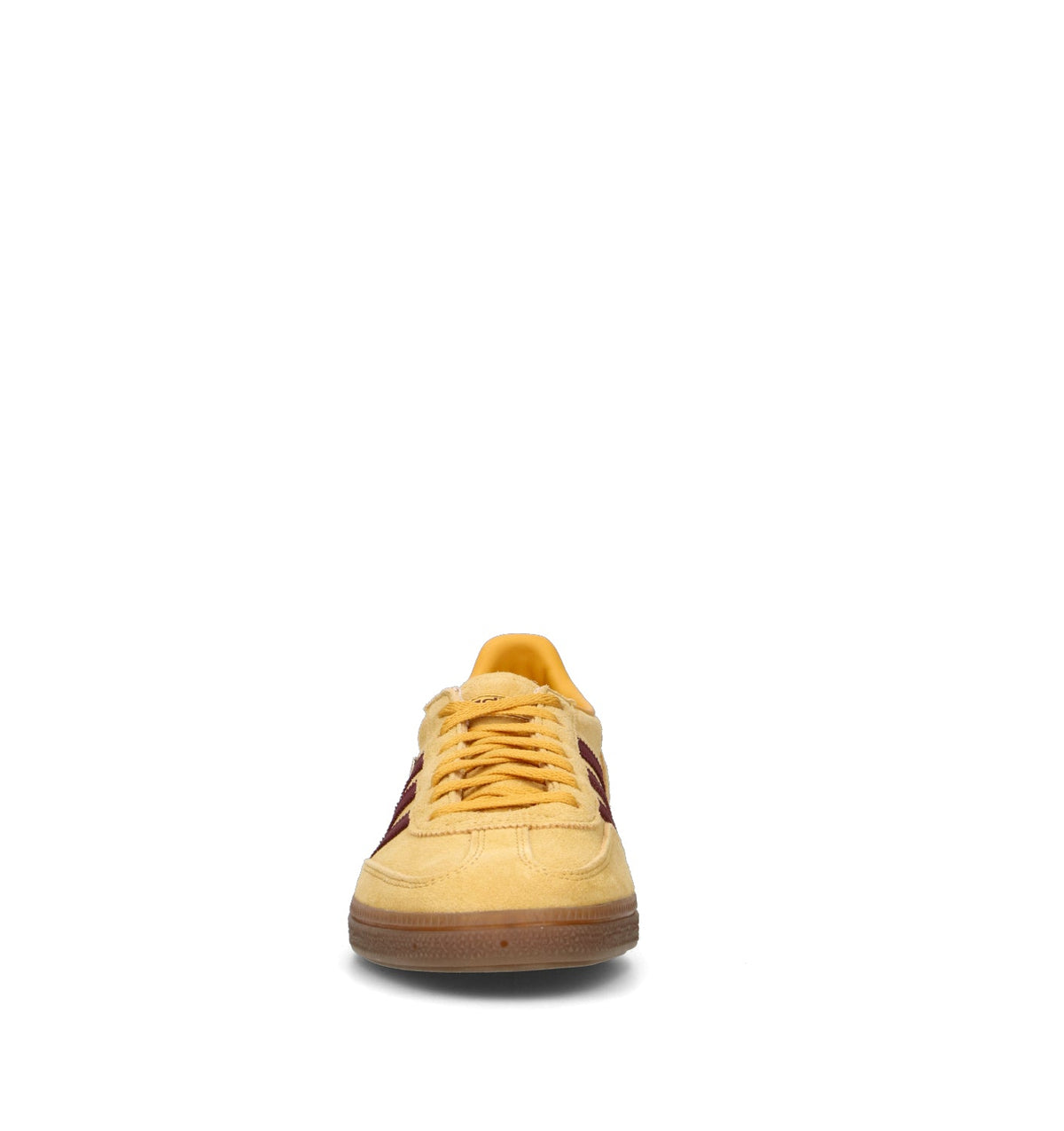 Adidas Spezial Giallo Rosso Shadow sneakers basse uomo e donna in giallo e rosso scuro - vista posteriore