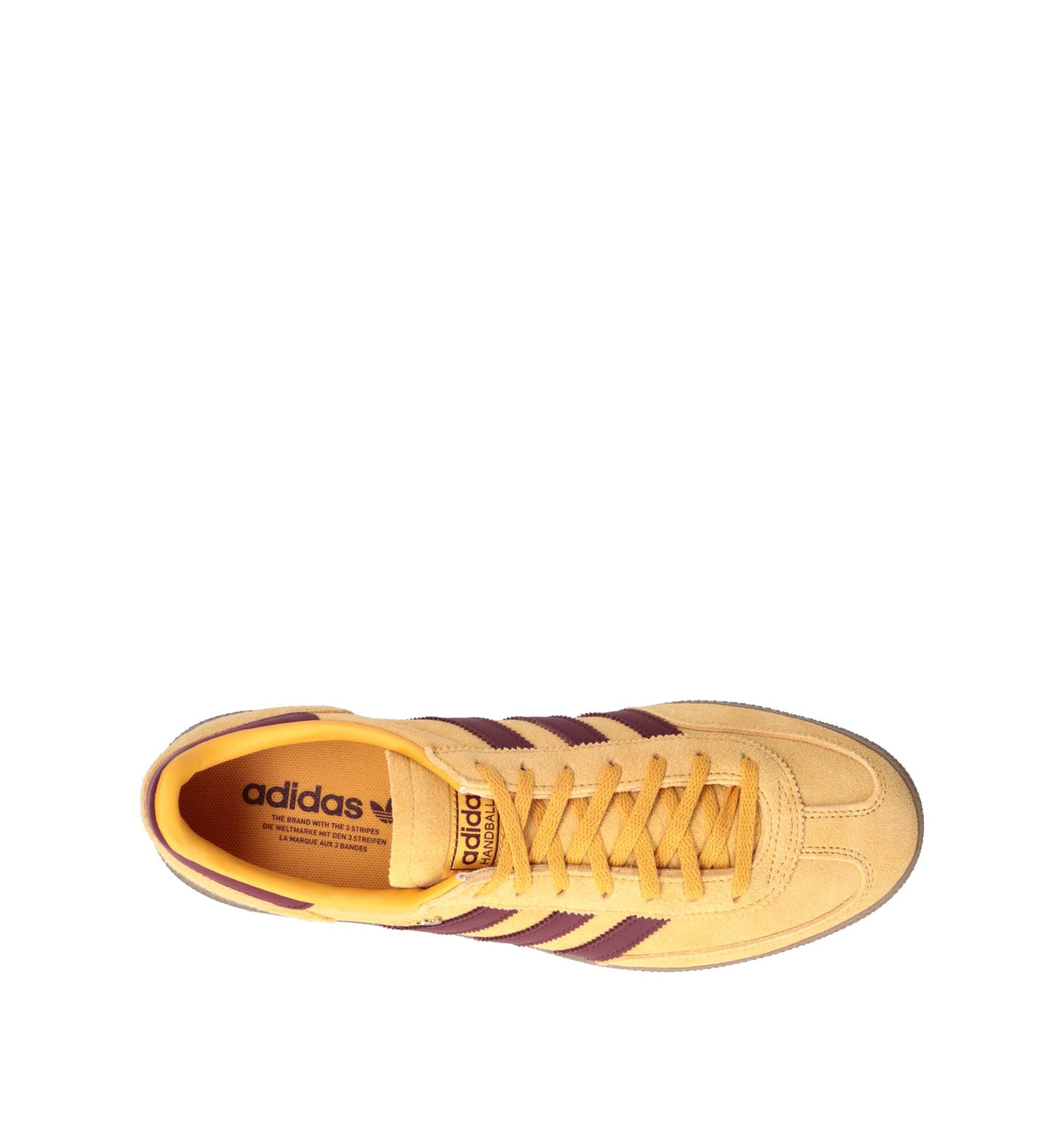 Adidas Spezial Giallo Rosso Shadow sneakers basse uomo e donna in giallo e rosso scuro - vista dettaglio