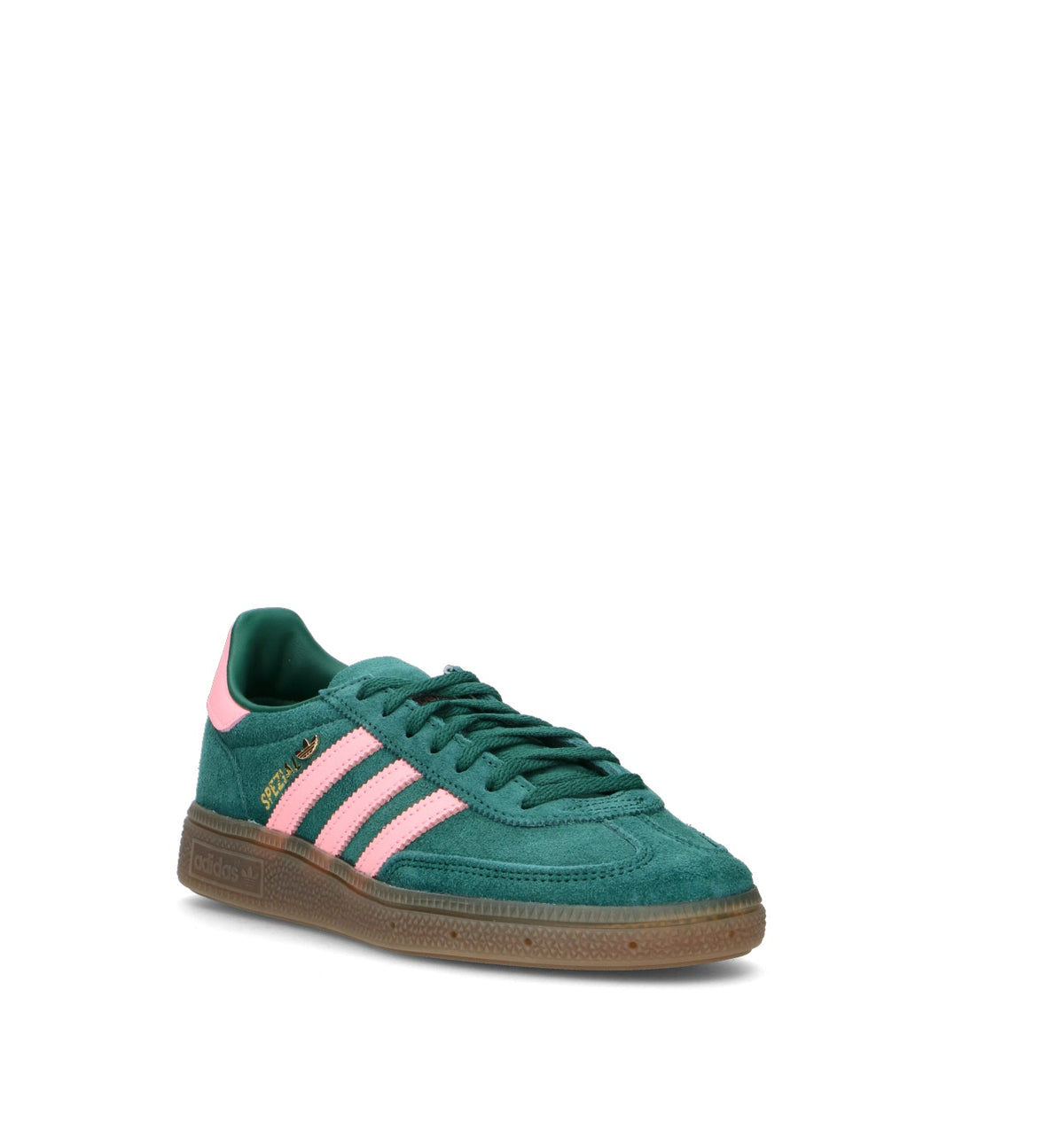 Adidas Spezial Verde Rosa sneakers basse uomo e donna in verde e rosa - vista frontale
