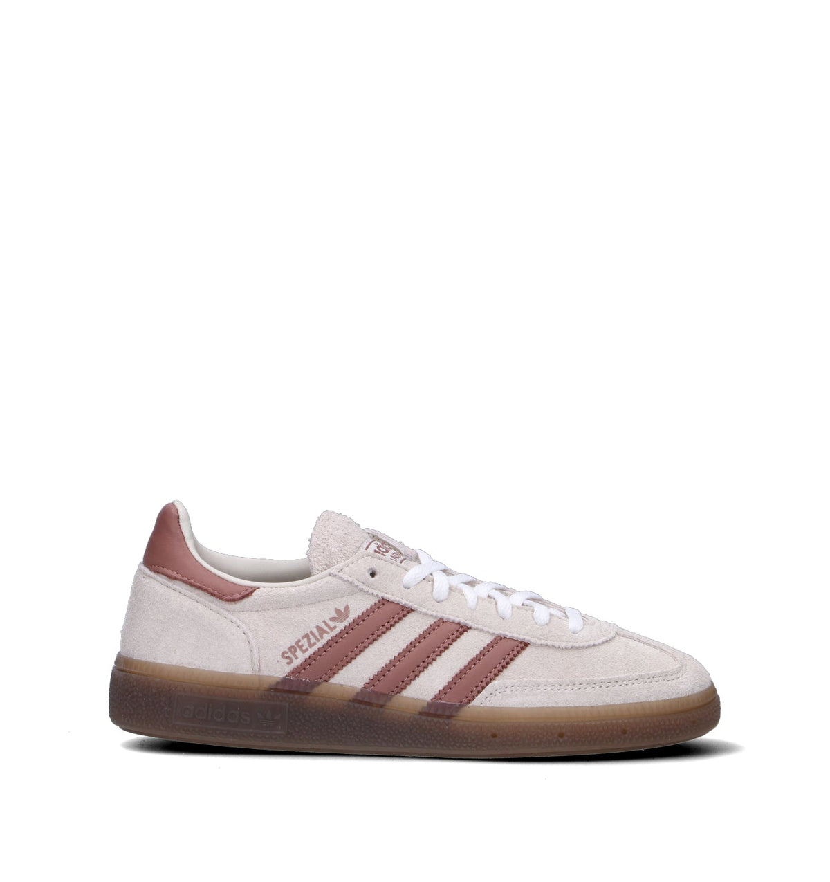 Adidas Spezial Alumina Argilla sneakers basse uomo e donna in beige e terracotta - vista laterale