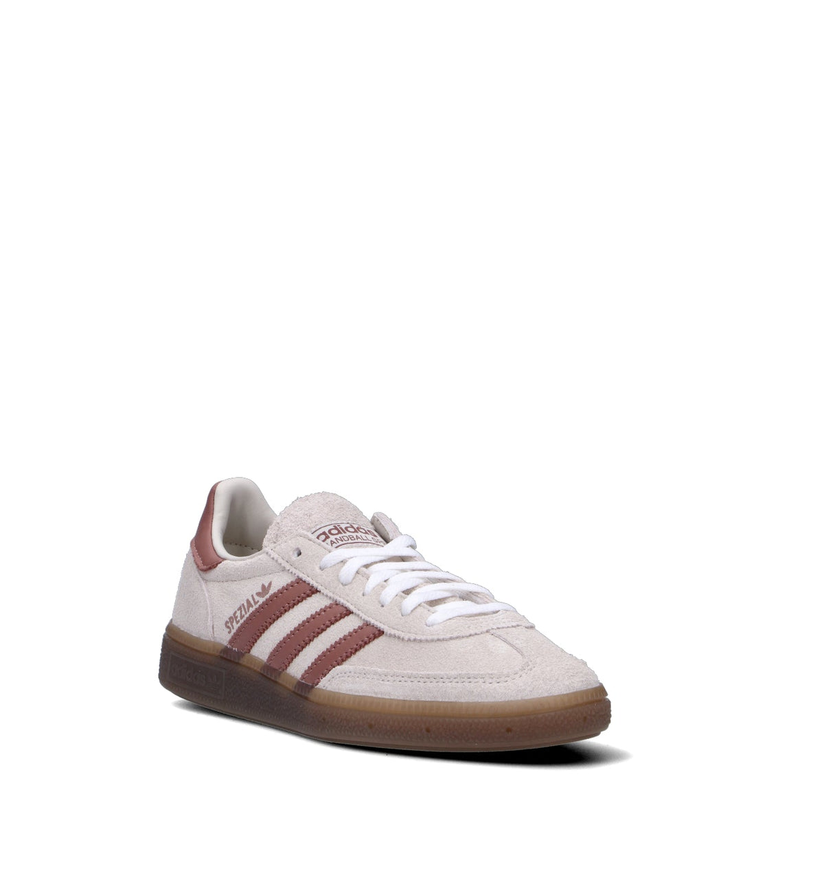 Adidas Spezial Alumina Argilla sneakers basse uomo e donna in beige e terracotta - vista frontale