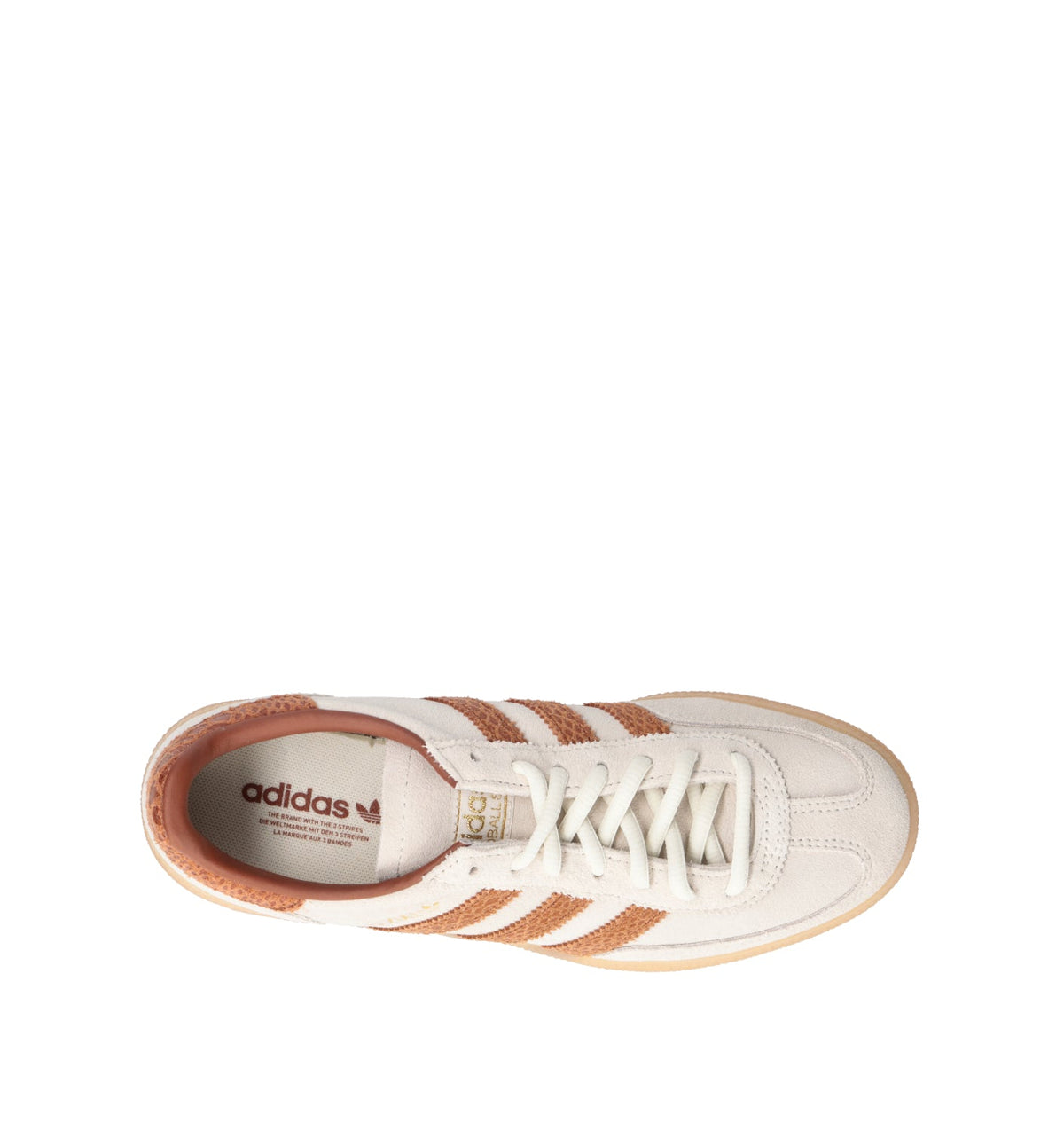 Adidas Spezial Bianco Bronzo sneakers basse uomo e donna in bianco e bronzo - vista dettaglio