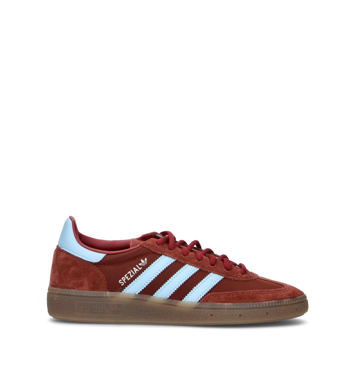 Adidas Spezial Marrone Azzurro sneakers basse uomo e donna in marrone e azzurro - vista laterale