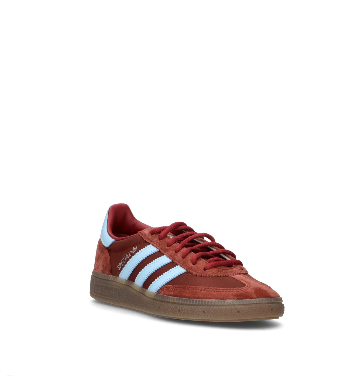 Adidas Spezial Marrone Azzurro sneakers basse uomo e donna in marrone e azzurro - vista frontale